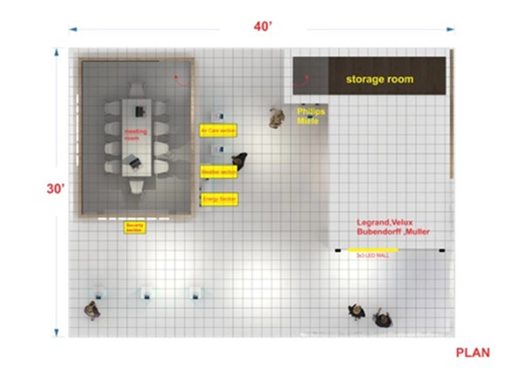 30x40 convention booth builders